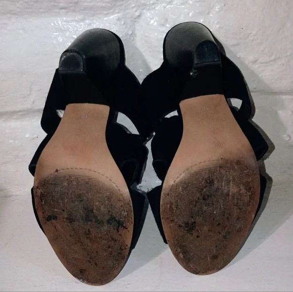 Audrey Brooke Katy Suede Studded Heels - Picture 7 of 9